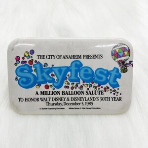 🔮 5/$25 Vintage‎ 80s Disney Anaheim Skyfest Million Balloon Salute Pin